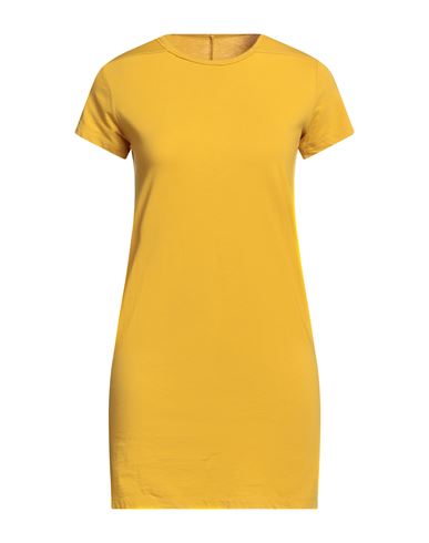 Rick Owens Woman T-shirt Ocher Size 4 Cotton In Yellow