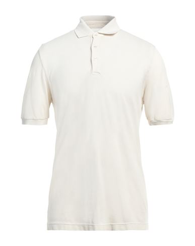 Fedeli Man Polo Shirt Off White Size 50 Cotton In White