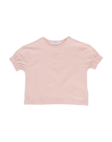 Shop Calvin Klein Jeans Est.1978 Calvin Klein Jeans Toddler Girl T-shirt Blush Size 6 Cotton, Elastane In Pink