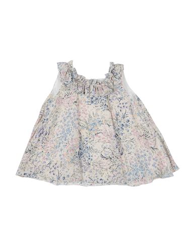 Simonetta Toddler Girl Top Ivory Size 4 Viscose In White
