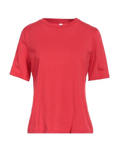 Souvenir Woman T-shirt Red Size S Cotton