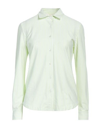 Fedeli Woman Shirt Light Green Size 12 Cotton, Polyamide, Elastane