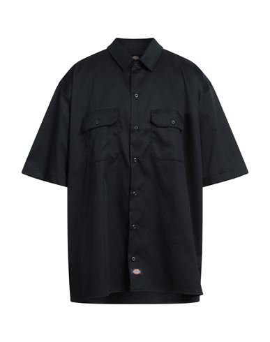 Dickies Man Shirt Black Size Xxl Polyester, Cotton