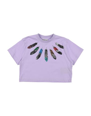 Shop Marcelo Burlon County Of Milan Marcelo Burlon Toddler Boy T-shirt Lilac Size 6 Cotton, Elastane In Purple
