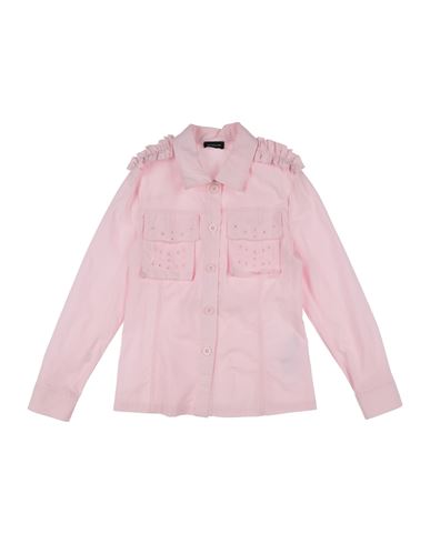 Shop Monnalisa Toddler Girl Shirt Pink Size 7 Cotton