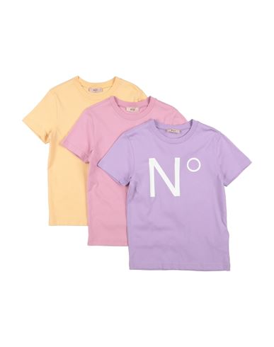 Shop N°21 Toddler Girl T-shirt Lilac Size 4 Cotton In Purple