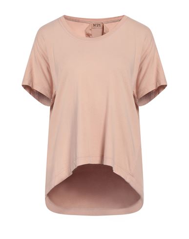 N°21 Woman T-shirt Blush Size 6 Cotton In Pink