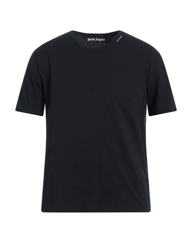 Palm Angels Man T-shirt Black Size L Cotton, Elastane, Polyester
