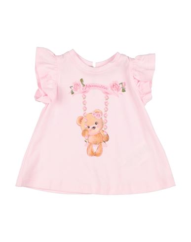 Shop Monnalisa Newborn Girl T-shirt Pink Size 3 Cotton
