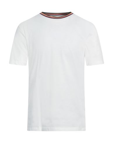 Paul Smith Man T-shirt White Size Xl Organic Cotton