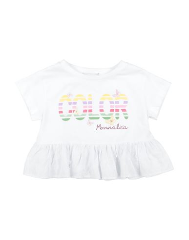 Monnalisa Toddler Girl T-shirt White Size 6 Cotton In White
