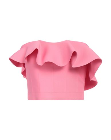 Alexander Mcqueen Woman Top Pink Size S Viscose, Polyamide, Polyester, Elastane