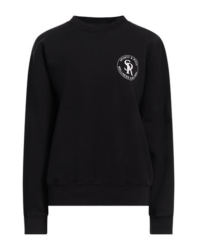 Shop Sporty And Rich Sporty & Rich Woman Sweatshirt Black Size Xs Cotton