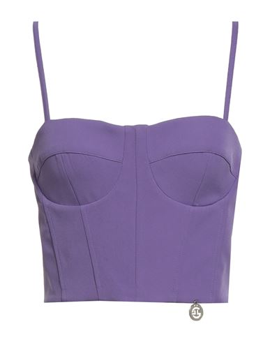 Gaelle Paris Gaëlle Paris Woman Top Purple Size 6 Polyester, Elastane