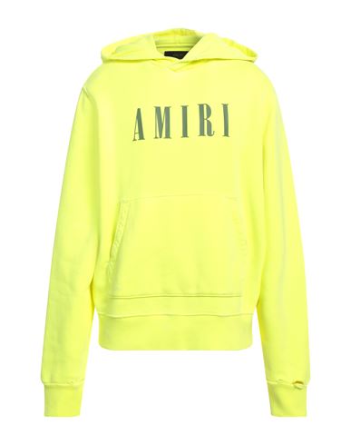 Amiri Man Sweatshirt Yellow Size L Cotton