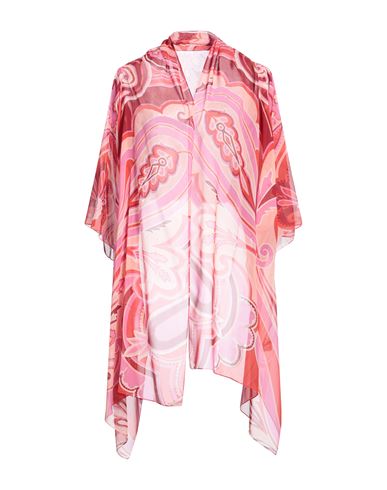 Shop Etro Woman Top Fuchsia Size L Silk In Pink