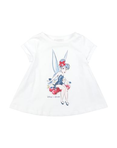 Shop Monnalisa Toddler Girl T-shirt White Size 4 Cotton