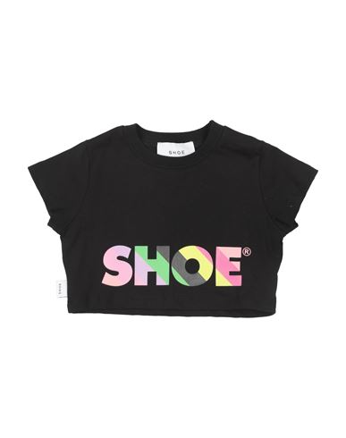 Shop Shoe® Shoe Toddler Girl T-shirt Black Size 4 Cotton