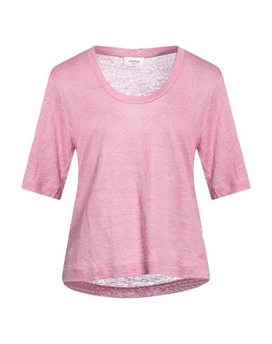 Ottod'ame Woman T-shirt Pastel Pink Size 6 Linen