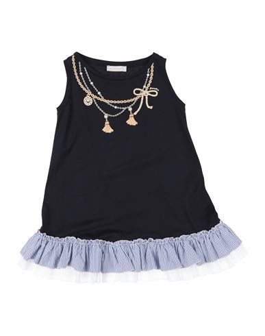Monnalisa Toddler Girl T-shirt Midnight Blue Size 4 Cotton In Blue