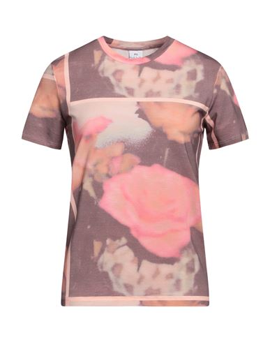 Ps By Paul Smith Ps Paul Smith Woman T-shirt Pink Size M Lyocell, Cotton, Elastane