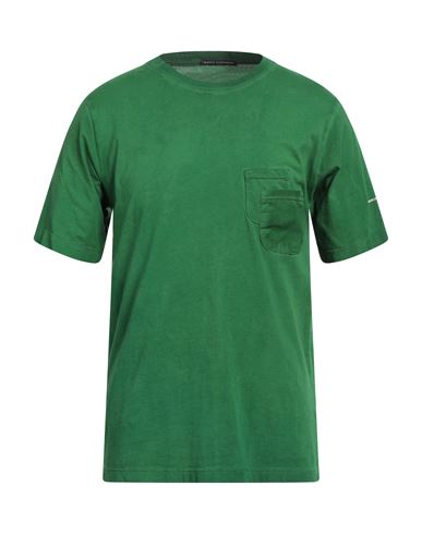 Daniele Alessandrini Man T-shirt Green Size L Cotton