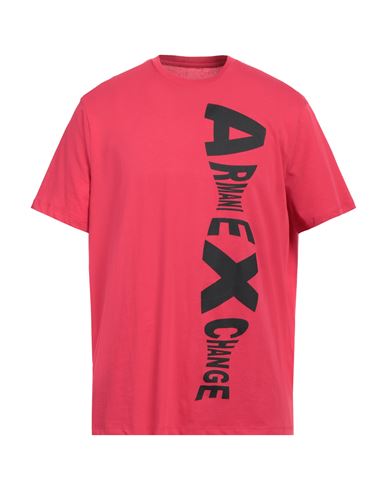 Armani Exchange Man T-shirt Tomato Red Size Xl Cotton