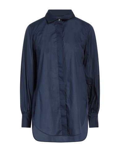 Robert Friedman Woman Shirt Navy Blue Size Xs Cotton