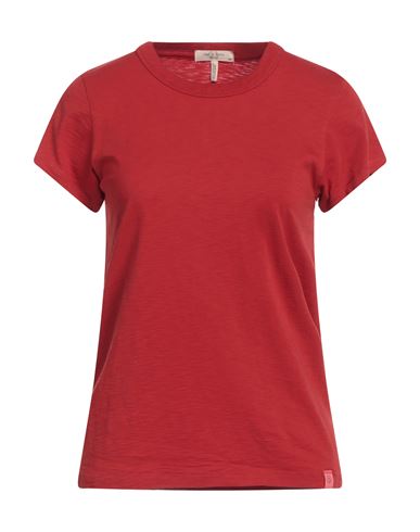 Rag & Bone Woman T-shirt Red Size L Organic Cotton In Red