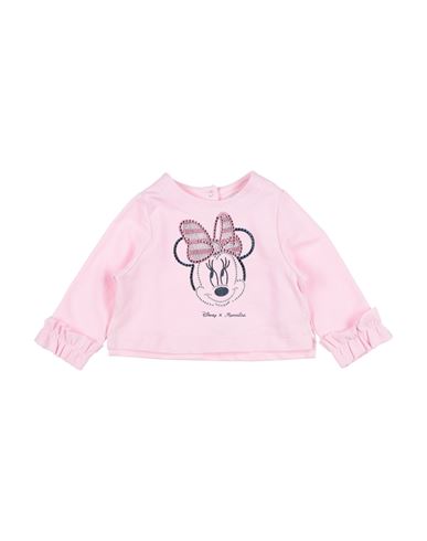 Shop Monnalisa Newborn Girl Sweatshirt Pink Size 3 Cotton