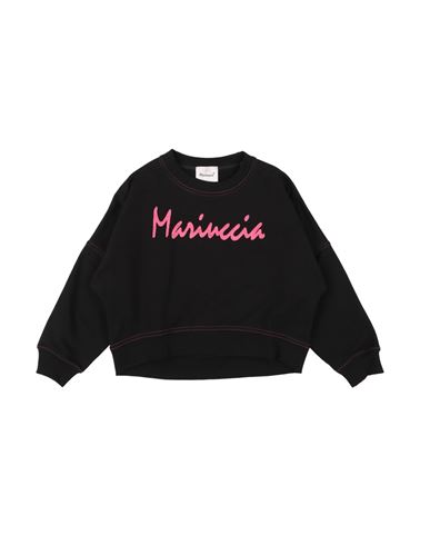 Mariuccia Toddler Boy Sweatshirt Black Size 6 Cotton In Black