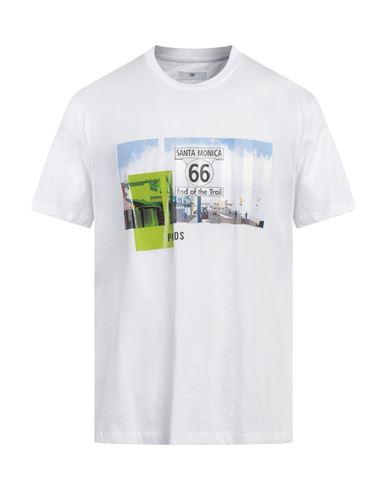 Pmds Premium Mood Denim Superior Man T-shirt White Size Xxl Cotton