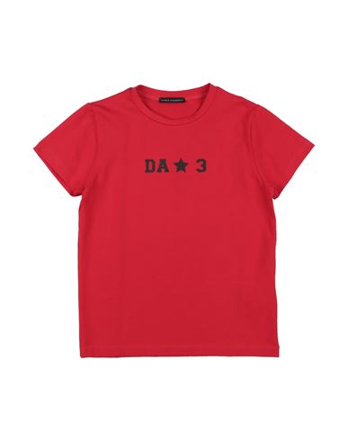 Shop Daniele Alessandrini Toddler Boy T-shirt Red Size 6 Cotton, Elastane