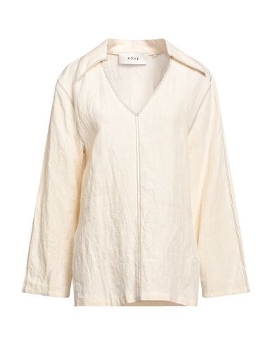 Rohe Róhe Woman Top Ivory Size 4 Linen In White