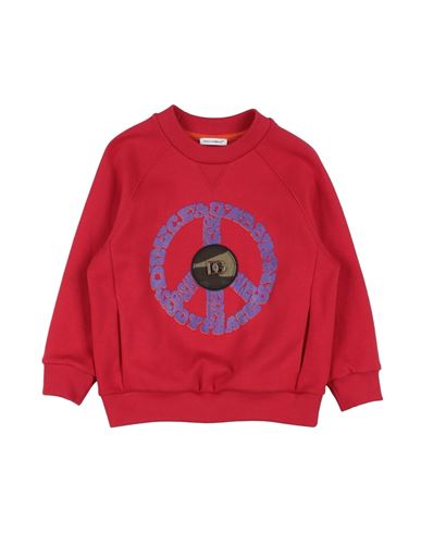 Shop Dolce & Gabbana Toddler Boy Sweatshirt Red Size 3 Cotton, Polyester