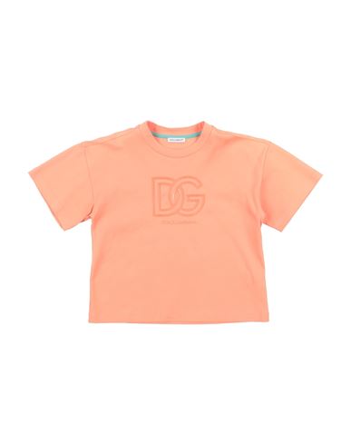 Shop Dolce & Gabbana Toddler Boy T-shirt Orange Size 3 Cotton