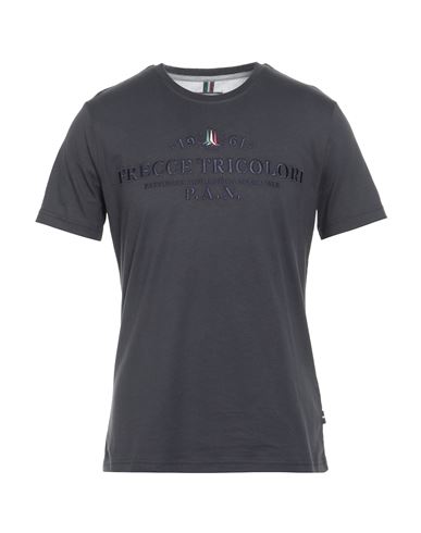 Aeronautica Militare Frecce Tricolori Man T-shirt Navy Size Xl Cotton In Black