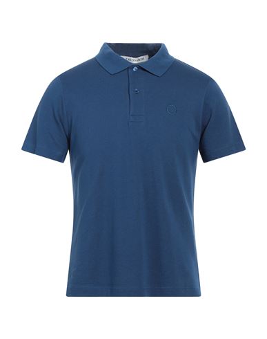 Trussardi Man Polo Shirt Navy Blue Size 3xl Cotton