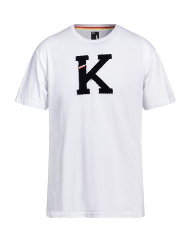 Kejo Man T-shirt White Size 3xl Cotton
