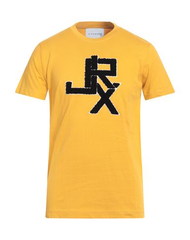 Richmond X Man T-shirt Ocher Size M Cotton In Yellow