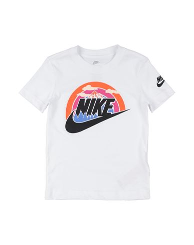 Nike Babies'  Wilderness Futura Toddler Boy T-shirt White Size 7 Cotton, Polyester