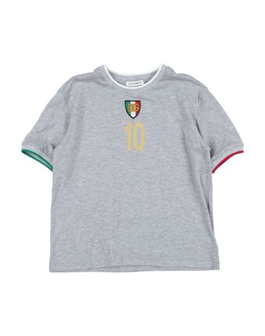 Dolce & Gabbana Toddler Boy T-shirt Grey Size 4 Cotton, Elastane In Grey