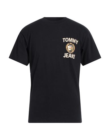 Tommy Jeans Man T-shirt Black Size L Cotton