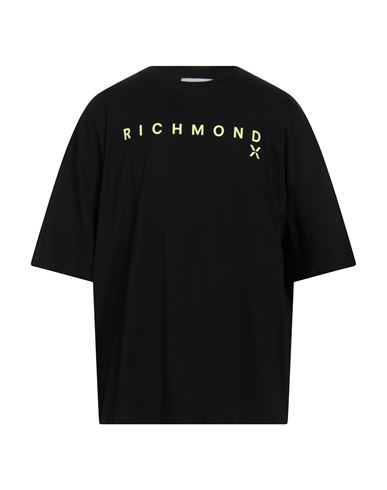 Shop Richmond X Man T-shirt Black Size S Cotton