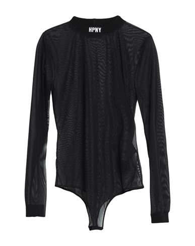 Shop Heron Preston Woman Bodysuit Black Size M Polyamide, Elastane