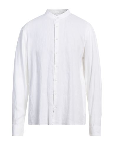 Shop Calvin Klein Man Shirt White Size 17 ½ Linen