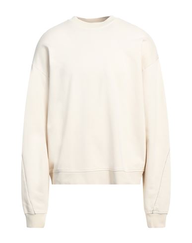 Thom Krom Man Sweatshirt Ivory Size M Cotton In White