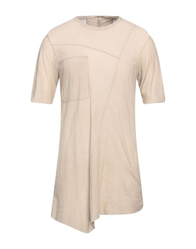 Masnada Man T-shirt Beige Size 46 Cotton