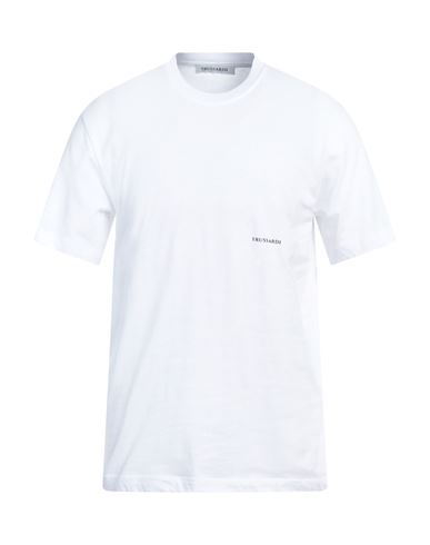Trussardi Man T-shirt White Size Xl Cotton