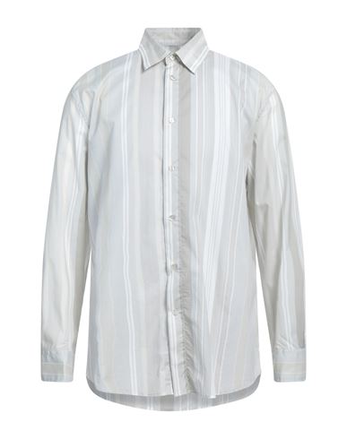 Etro Man Shirt Grey Size L Cotton